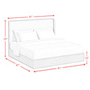  Elements International Rosalie B-16860-8-KB King Upholstered Bed IMAGE 7