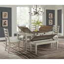  Elements International Farmington D-9890-7-SC Ladder Back Dining Side Chair IMAGE 7