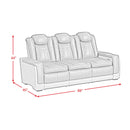 Elements International Lantana U-13660-10560-308PP Power Motion Sofa IMAGE 15