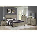  Elements International Whit-Ash B-11360-3-QB Queen Panel Bed IMAGE 3