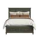  Elements International Canterbury B-13030-3-QSB Queen Storage Bed IMAGE 2