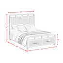  Elements International Ridgemont B-14440-8W-QSB Queen Storage Bed IMAGE 11