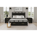  Elements International Ridgemont B-14440-8W-QSB Queen Storage Bed IMAGE 3