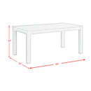  Elements International Eleanor D-6460-5-DT Rectangular Dining Table IMAGE 7