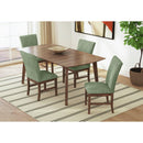  Elements International Santa Barbara D-16550-5-DT1 Rectangular Dining Table IMAGE 4