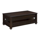  Elements International Wagner T-15740-5-RCT Rectangular Lift-Top Coffee Table IMAGE 1