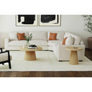  Elements International Portland T-1710-5-CT1 Round Coffee Table IMAGE 2