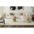  Elements International Portland T-1710-5-CT1 Round Coffee Table IMAGE 3