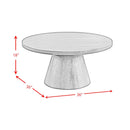  Elements International Portland T-1710-5-CT1 Round Coffee Table IMAGE 7