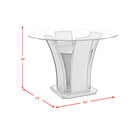  Elements International Dapper DPR300RCDTTB Round Counter Table IMAGE 9