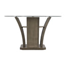  Elements International Dapper DPR300RDTTB Round Dining Table IMAGE 3