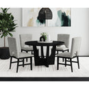  Elements International Oregon D-17380-8-DT1 Round Dining Table IMAGE 3