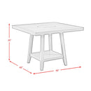  Elements International Seneca D-7670-3-CT Square Counter Table IMAGE 11