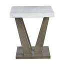  Elements International Greta T.6850.ET Square End Table IMAGE 2