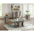  Elements International Dapper TPR350ET Square End Table IMAGE 4