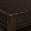  Elements International Wagner T-15740-5-SCT Square Lift-Top Coffee Table IMAGE 5