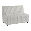  Elements International Jemma D-7570-6-BN Upholstered Bench IMAGE 1