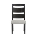  Elements International Jemma D-7570-5-SC3 Wood Back Dining Side Chair IMAGE 2