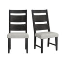  Elements International Jemma D-7570-5-SC3 Wood Back Dining Side Chair IMAGE 4