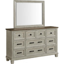  Elements International Farmington Dresser Mirror B-9890-7-MR IMAGE 2