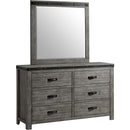  Elements International Wade 6-Drawer Kids Dresser with Mirror WE650DRMR IMAGE 1