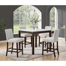  Crown Mark Dinettes 5-Piece 1715SET-BRN IMAGE 2