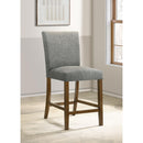  Coaster Furniture Paxton 122179GRY Set of 2 Upholstered Counter Height Dining Chair - Grey IMAGE 3