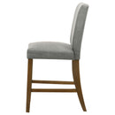  Coaster Furniture Paxton 122179GRY Set of 2 Upholstered Counter Height Dining Chair - Grey IMAGE 4
