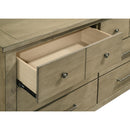  Coaster Furniture Hazlewood 207533 6-drawer Bedroom Dresser Cabinet - Vineyard Oak IMAGE 10