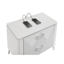  Coaster Furniture Cassia 215792 2-drawer Nightstand Bedside Table - White High Gloss IMAGE 10