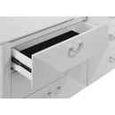  Coaster Furniture Cassia 215793M 6-drawer Dresser Cabinet with Mirror - White High Gloss IMAGE 7