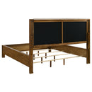  Coaster Furniture Adderley 215851KW California King Wood Panel Bed   - Cream/Warm Brown IMAGE 1