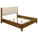  Coaster Furniture Adderley 215851KW California King Wood Panel Bed   - Cream/Warm Brown IMAGE 2