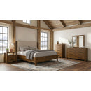  Coaster Furniture Adderley 215851Q Queen Wood Panel Bed   - Cream/Warm Brown IMAGE 3