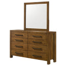  Coaster Furniture Adderley 215853M 8-drawer Bedroom Dresser and Mirror - Warm Brown IMAGE 11