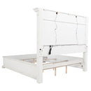  Coaster Furniture McKinney 215871KE Eastern King LED Light Panel Bed - Vintage White IMAGE 3