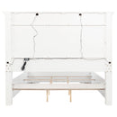  Coaster Furniture McKinney 215871Q Queen LED Light Panel Bed - Vintage White IMAGE 5