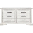  Coaster Furniture McKinney 215873 6-drawer Bedroom Dresser Cabinet - Vintage White IMAGE 3
