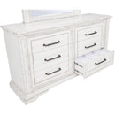  Coaster Furniture McKinney 215873M 6-drawer Bedroom Dresser with Mirror - Vintage White IMAGE 12
