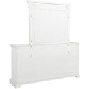  Coaster Furniture McKinney 215873M 6-drawer Bedroom Dresser with Mirror - Vintage White IMAGE 6
