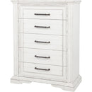  Coaster Furniture McKinney 215875 5-drawer Bedroom Chest - Vintage White IMAGE 4