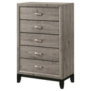  Coaster Furniture Valen 215915 5-drawer Bedroom Chest - Light Taupe IMAGE 11