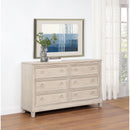  Coaster Furniture Pembroke 215923 6-drawer Bedroom Dresser Cabinet - Washed Oak IMAGE 12