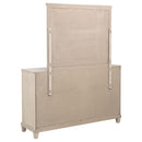  Coaster Furniture Pembroke 215923M 6-drawer Bedroom Dresser with Mirror - Washed Oak IMAGE 4