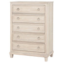  Coaster Furniture Pembroke 215925 5-drawer Chest - Washed Oak IMAGE 12