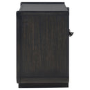  Coaster Furniture Leandro 222492 2-drawer LED Nightstand with USB - Burnished Black IMAGE 2