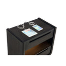  Coaster Furniture Leandro 222492 2-drawer LED Nightstand with USB - Burnished Black IMAGE 4