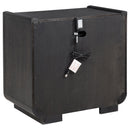  Coaster Furniture Leandro 222492 2-drawer LED Nightstand with USB - Burnished Black IMAGE 6