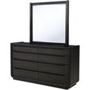  Coaster Furniture Leandro 222493M 8-drawer Bedroom Dresser with Mirror - Burnished Black IMAGE 4
