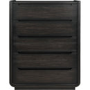  Coaster Furniture Leandro 222495 5-drawer Bedroom Chest - Burnished Black IMAGE 3